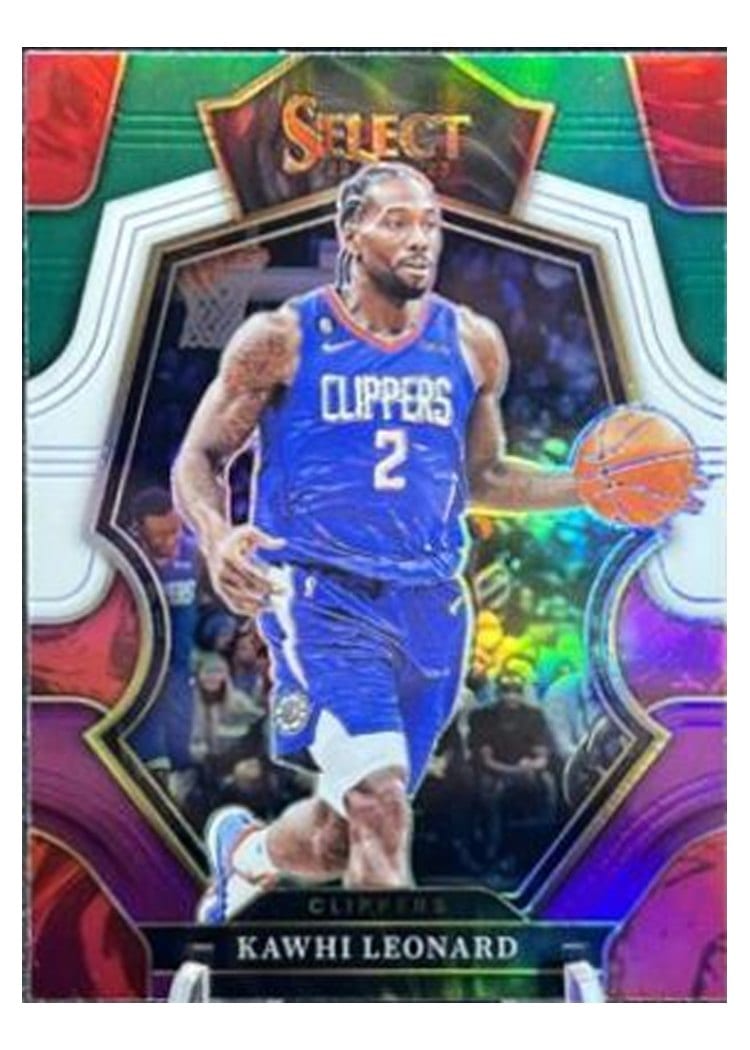 2022-23 Panini Select Base Set Kawhi Leonard #165 card
