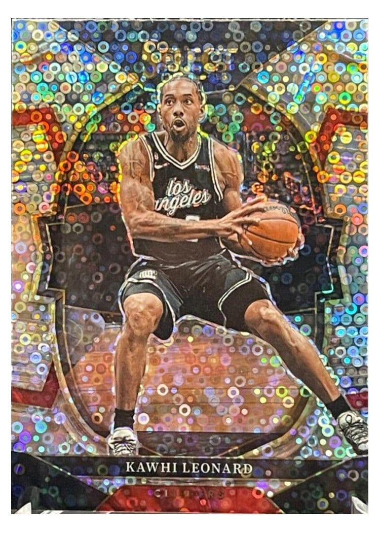 2022-23 Panini Select Base Set Kawhi Leonard Disco Prizm #265 card