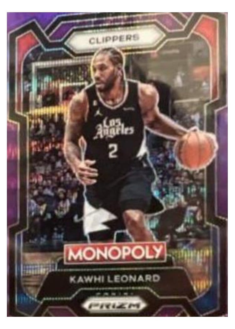 2023 Panini Prizm Monopoly Kawhi Leonard #37 card
