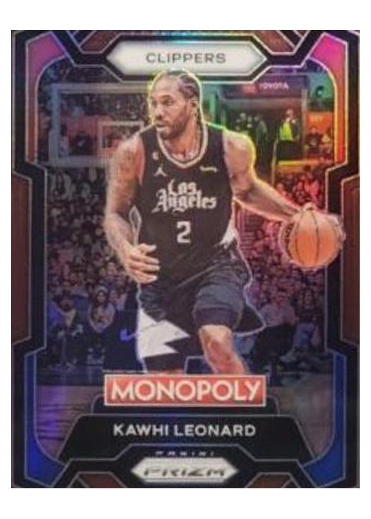 2023 Panini Prizm Monopoly Kawhi Leonard #37 card
