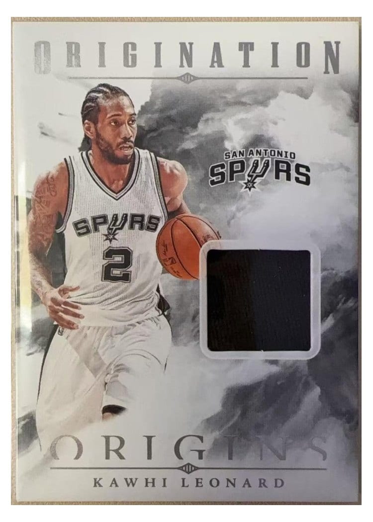 2024-25 Panini Origins Origination Memorabilia Set Kawhi Leonard #OM-KLE card