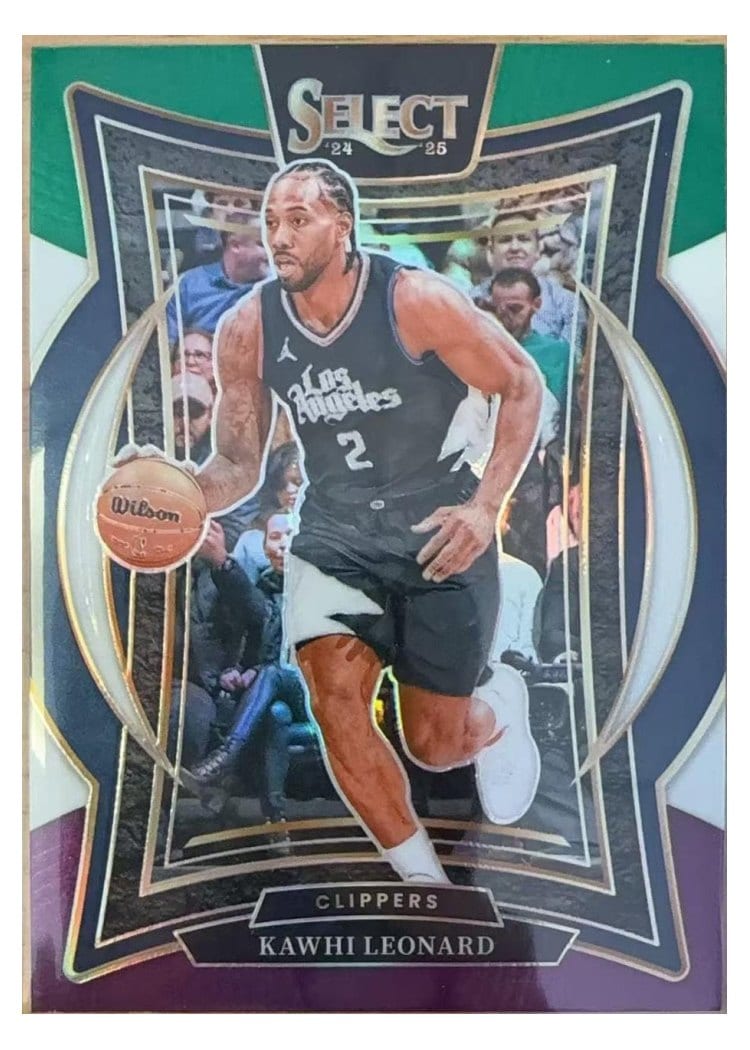 2024-25 Panini Select Base Set Kawhi Leonard #61 card