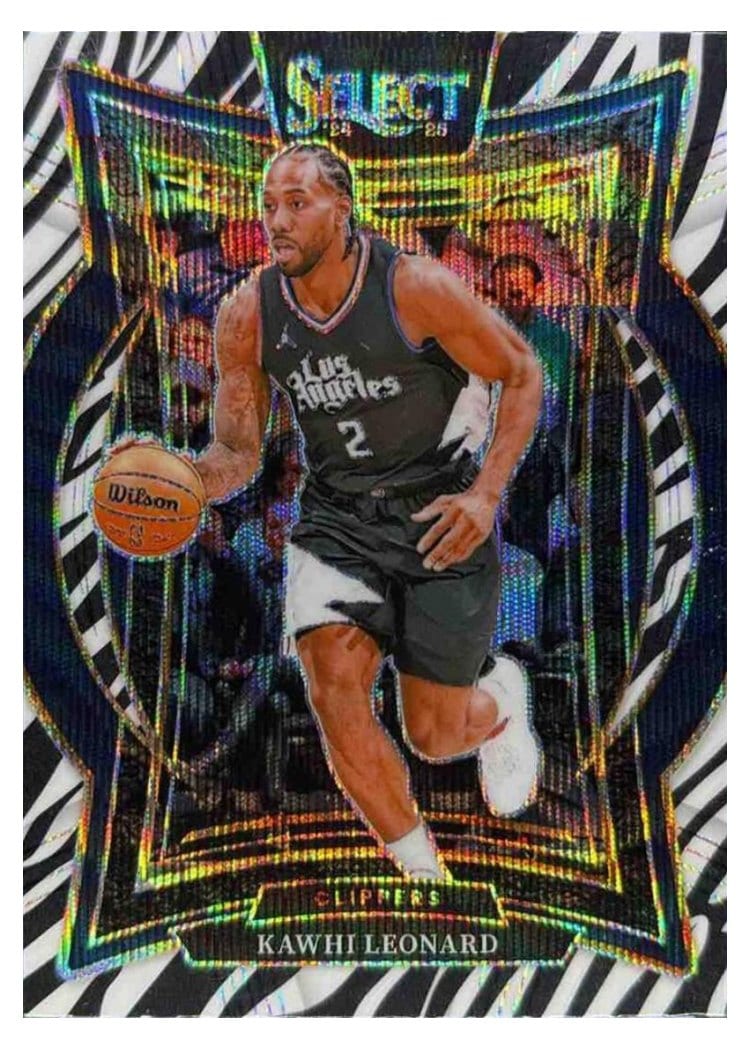2024-25 Panini Select Base Set Kawhi Leonard #61 card