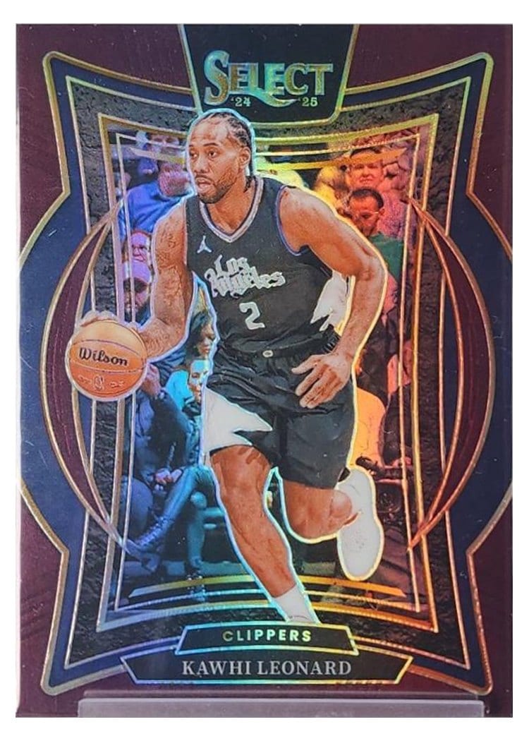 2024-25 Panini Select Base Set Kawhi Leonard #61 card