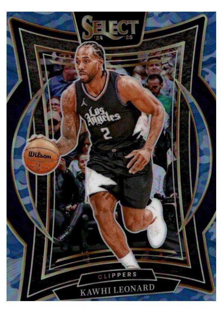 2024-25 Panini Select Base Set Kawhi Leonard #61 card