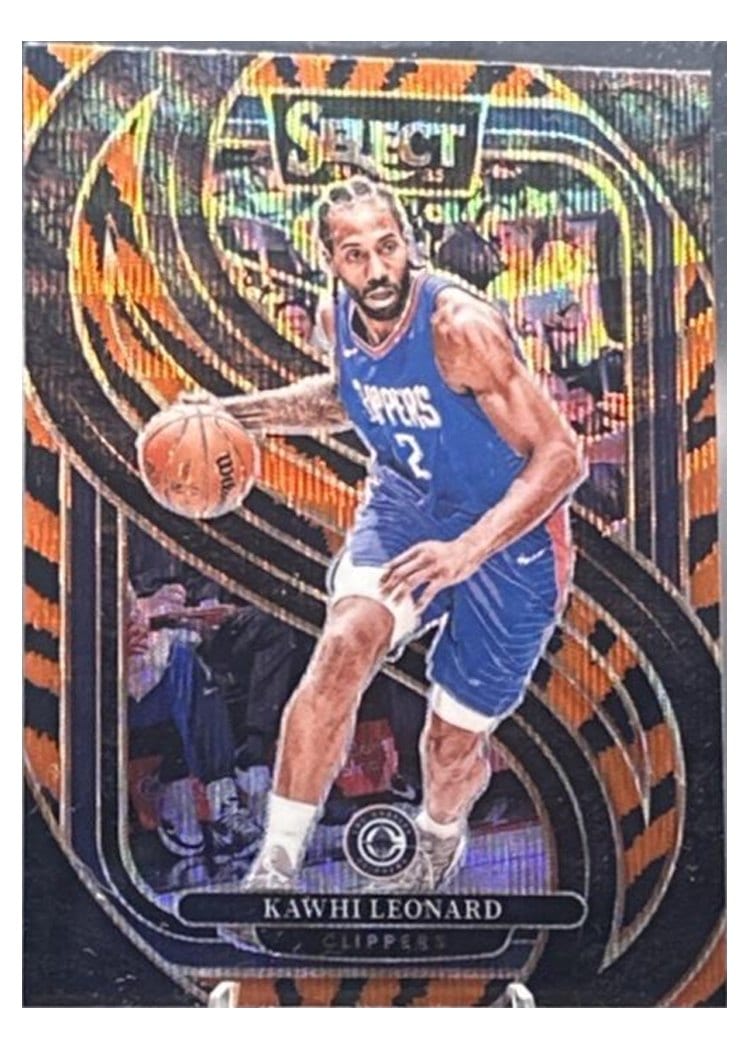 2024 Panini Select Kawhi Leonard Elephant Prizm #105 card