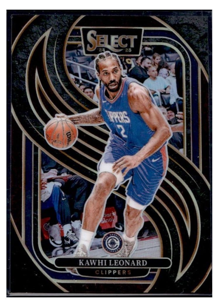 2024 Panini Select Kawhi Leonard Maroon Prizm #105 card