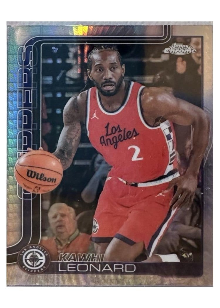 2025 Topps Chrome Kawhi Leonard #44 card