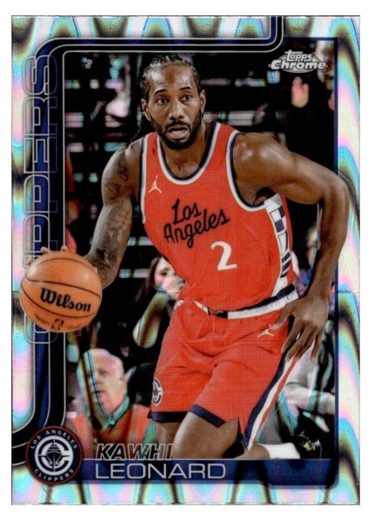 2025 Topps Chrome Kawhi Leonard #44 card