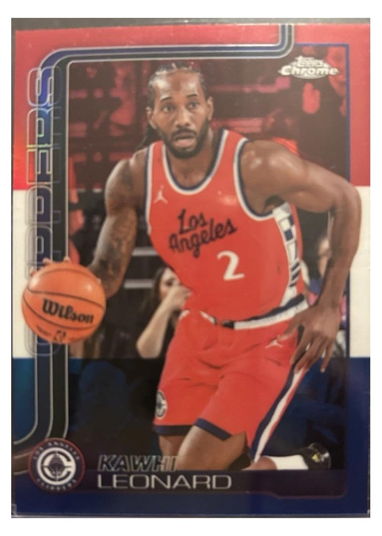 2025 Topps Chrome Kawhi Leonard #44 card