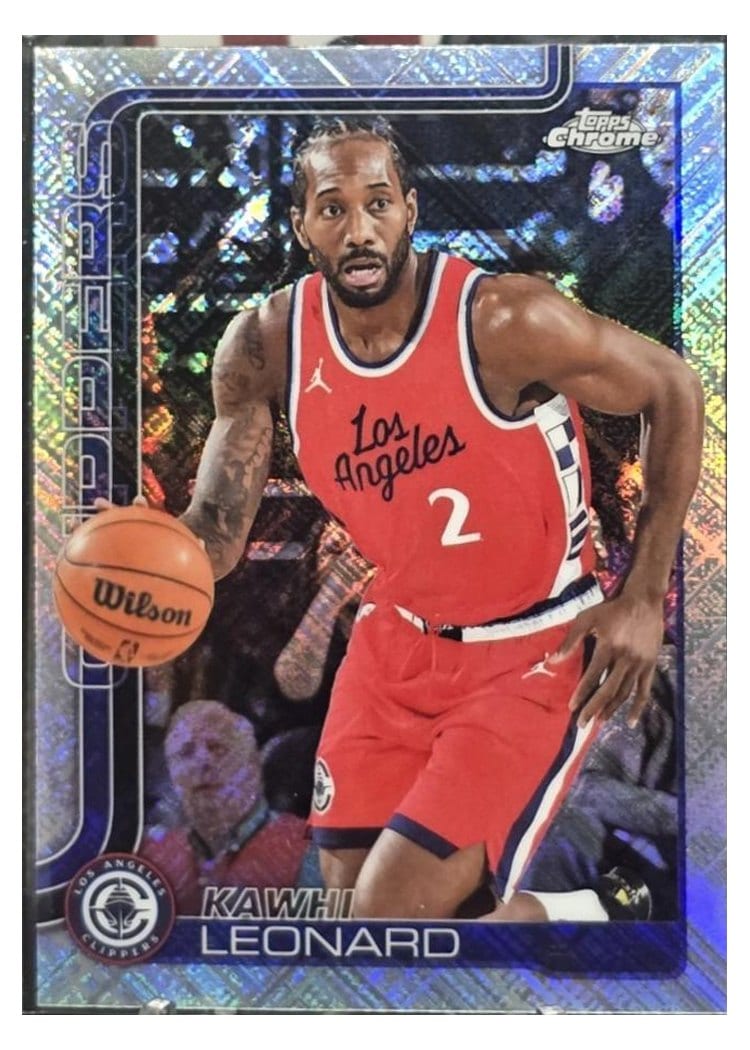 2025 Topps Chrome Kawhi Leonard #44 card