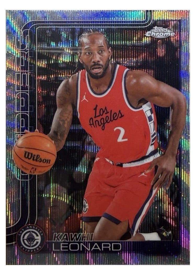 2025 Topps Chrome Kawhi Leonard #44 card