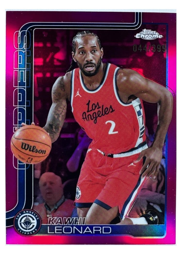 2025 Topps Chrome Kawhi Leonard #44 card