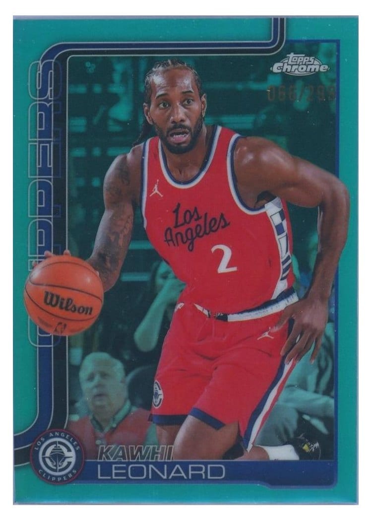 2025 Topps Chrome Kawhi Leonard #44 card