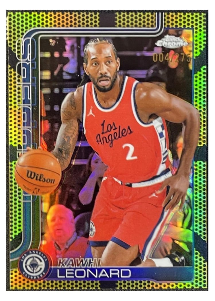2025 Topps Chrome Kawhi Leonard #44 card
