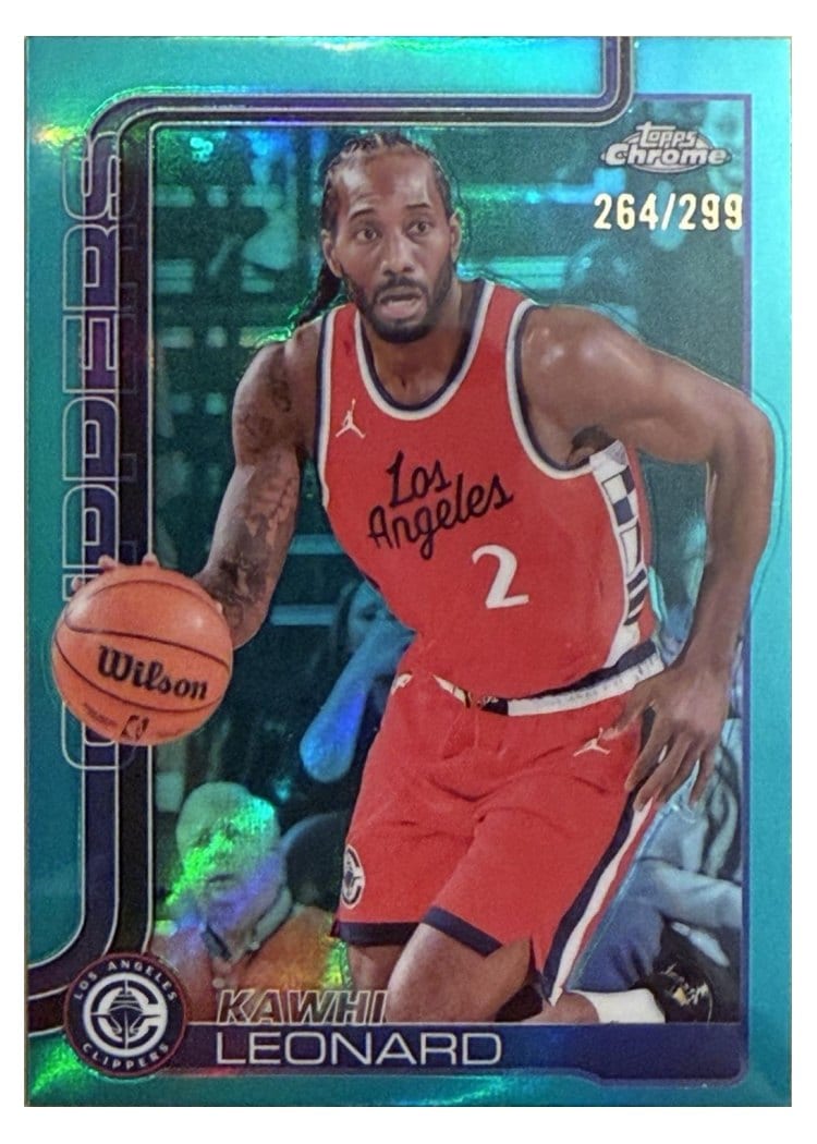 2025 Topps Chrome Kawhi Leonard #44 card