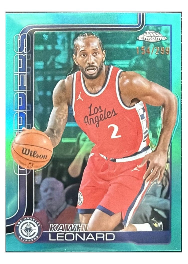 2025 Topps Chrome Kawhi Leonard #44 card