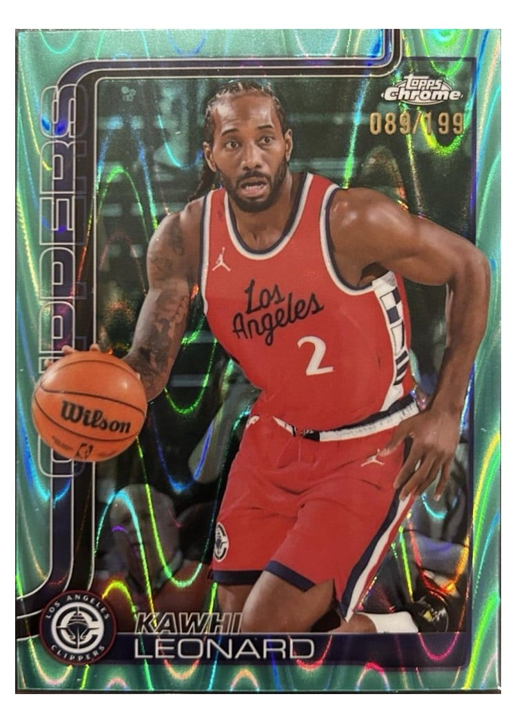 2025 Topps Chrome Kawhi Leonard #44 card