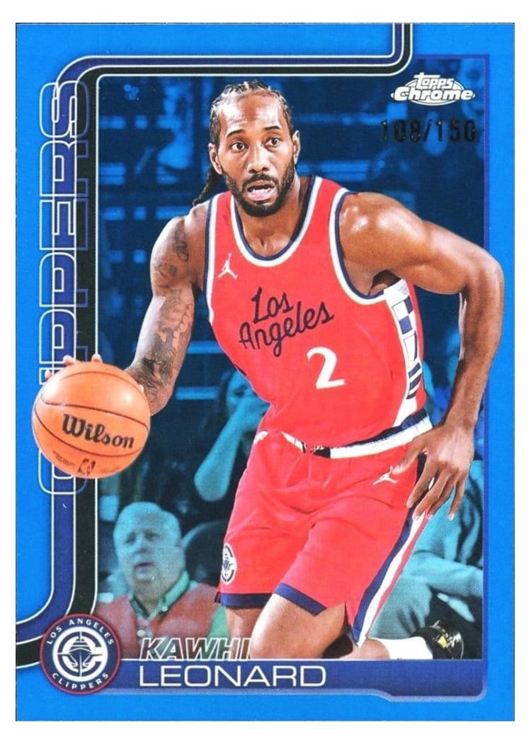 2025 Topps Chrome Kawhi Leonard #44 card