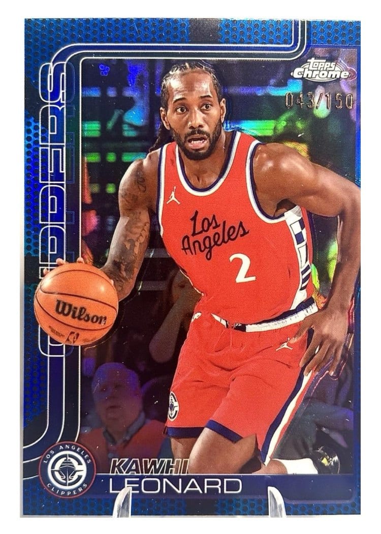 2025 Topps Chrome Kawhi Leonard #44 card