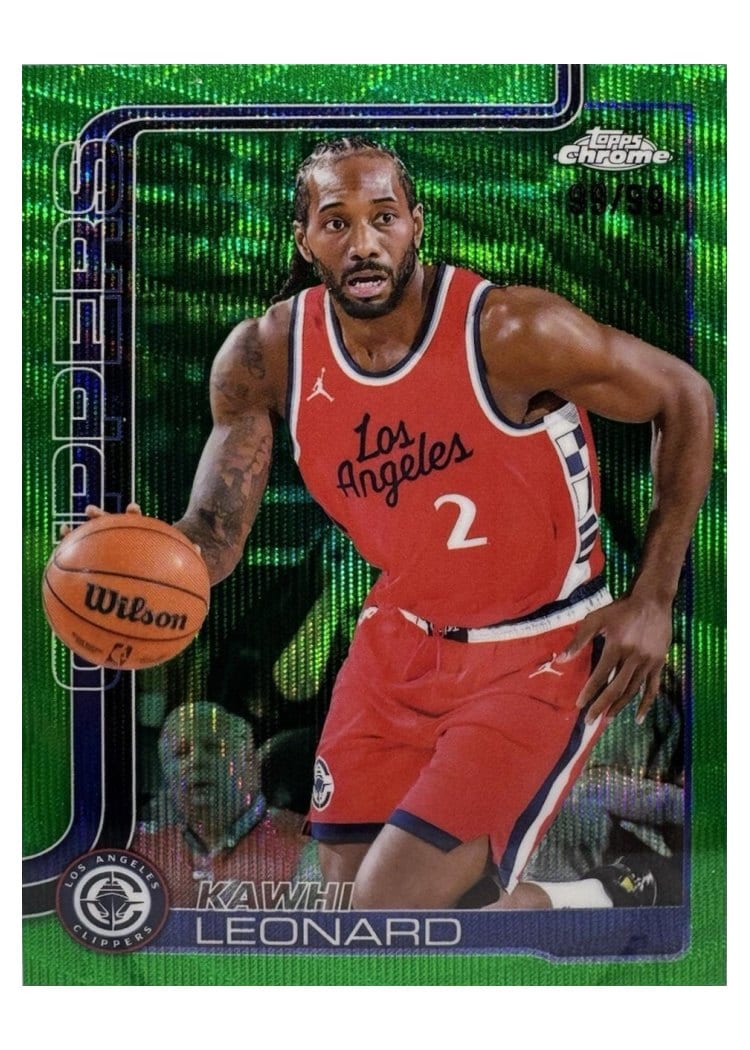 2025 Topps Chrome Kawhi Leonard #44 card