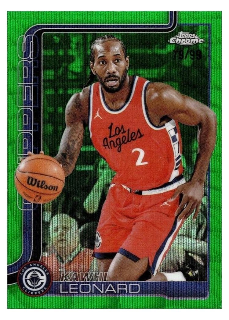 2025 Topps Chrome Kawhi Leonard #44 card