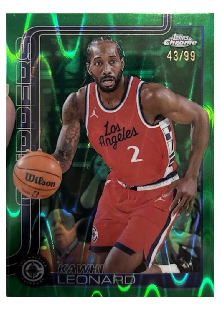 2025 Topps Chrome Kawhi Leonard #44 card