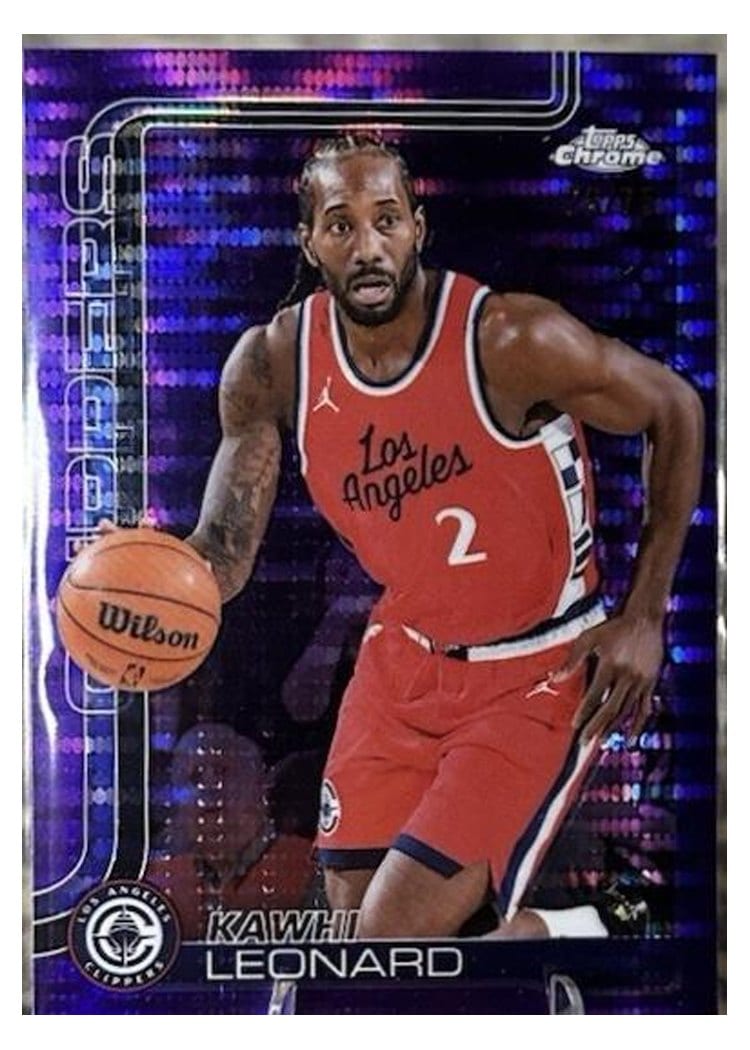 2025 Topps Chrome Kawhi Leonard #44 card