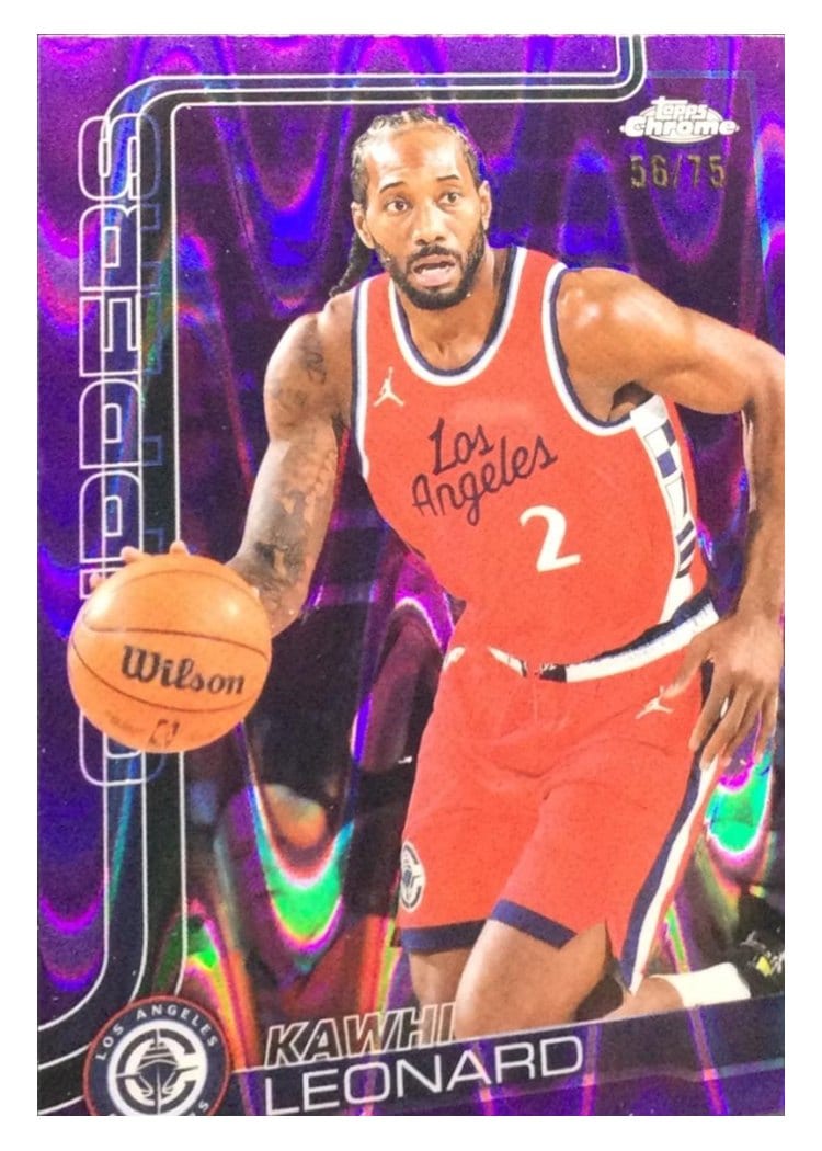 2025 Topps Chrome Kawhi Leonard #44 card