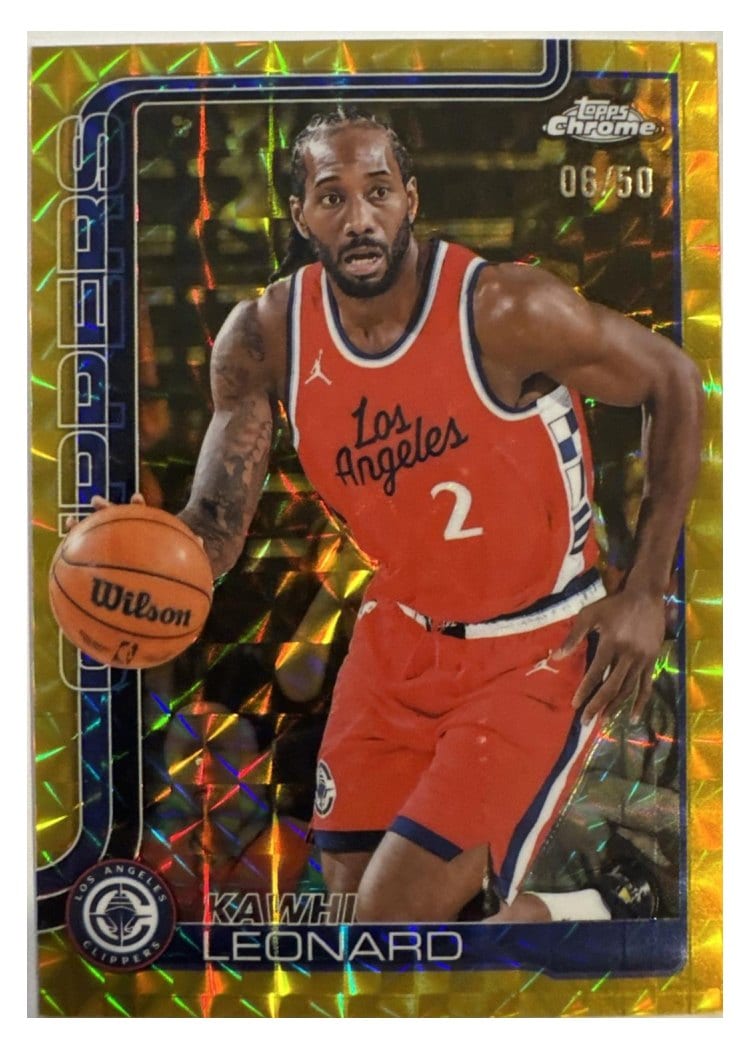 2025 Topps Chrome Kawhi Leonard #44 card