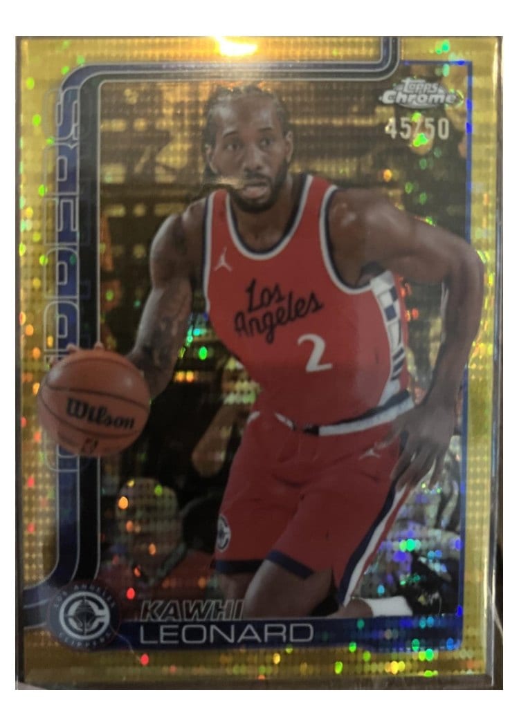 2025 Topps Chrome Kawhi Leonard #44 card