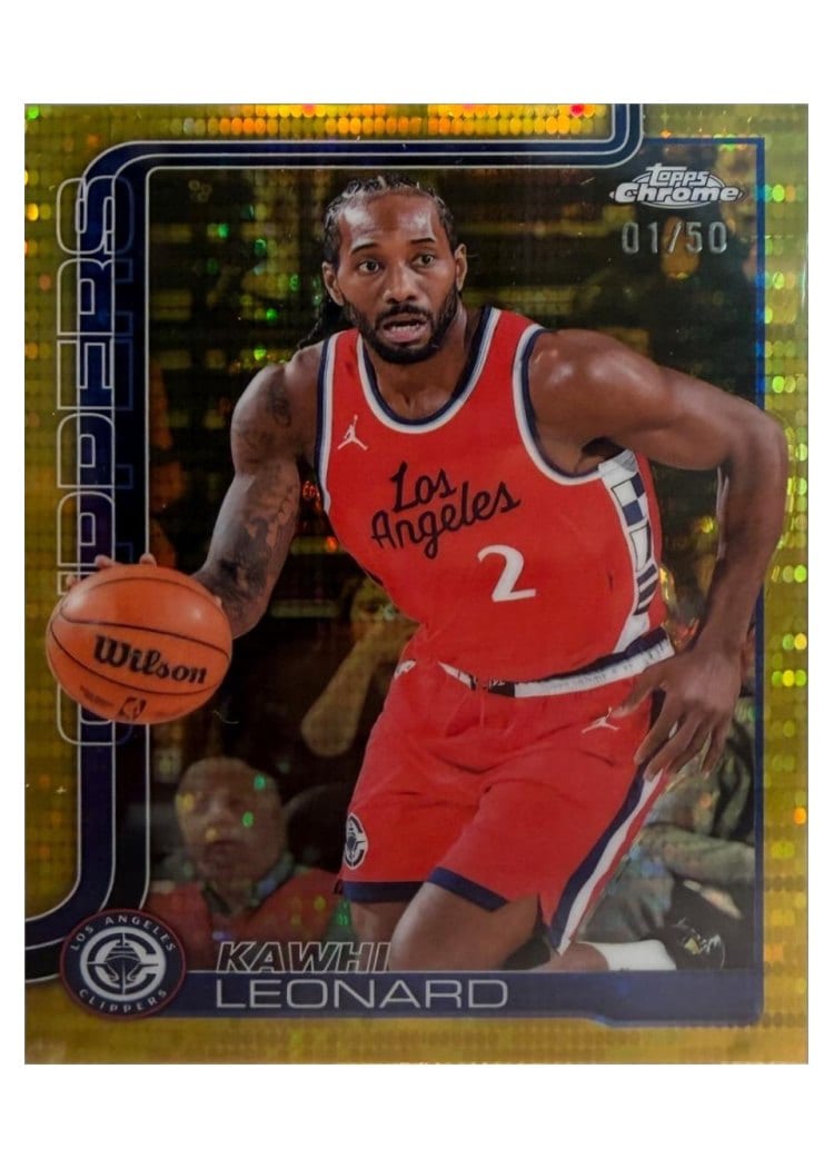2025 Topps Chrome Kawhi Leonard #44 card
