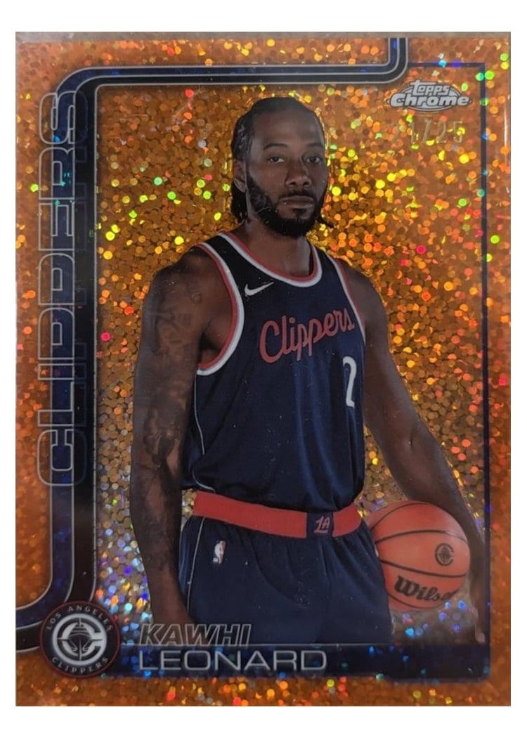 2025 Topps Chrome Kawhi Leonard #44 card