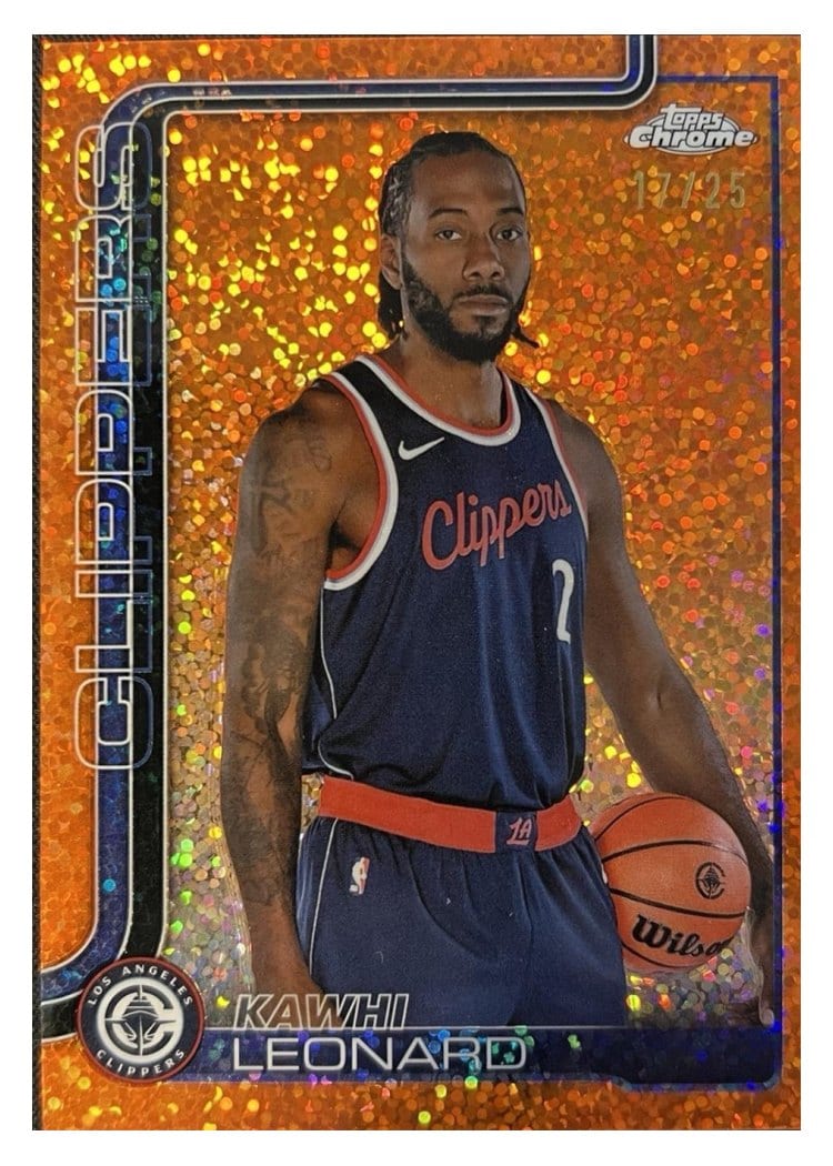 2025 Topps Chrome Kawhi Leonard #44 card