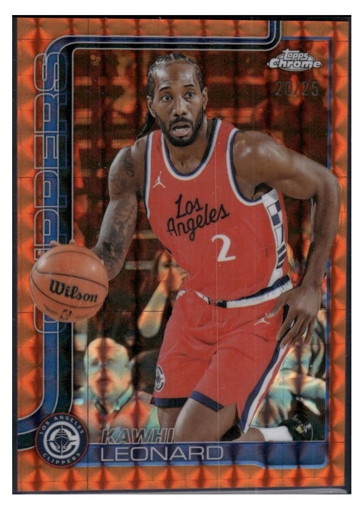 2025 Topps Chrome Kawhi Leonard #44 card