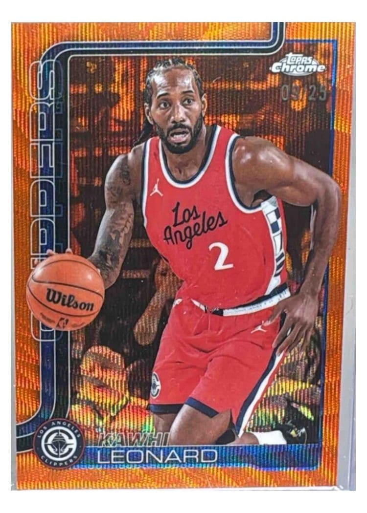2025 Topps Chrome Kawhi Leonard #44 card