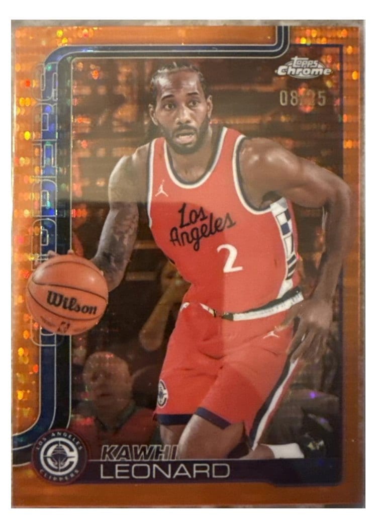 2025 Topps Chrome Kawhi Leonard #44 card