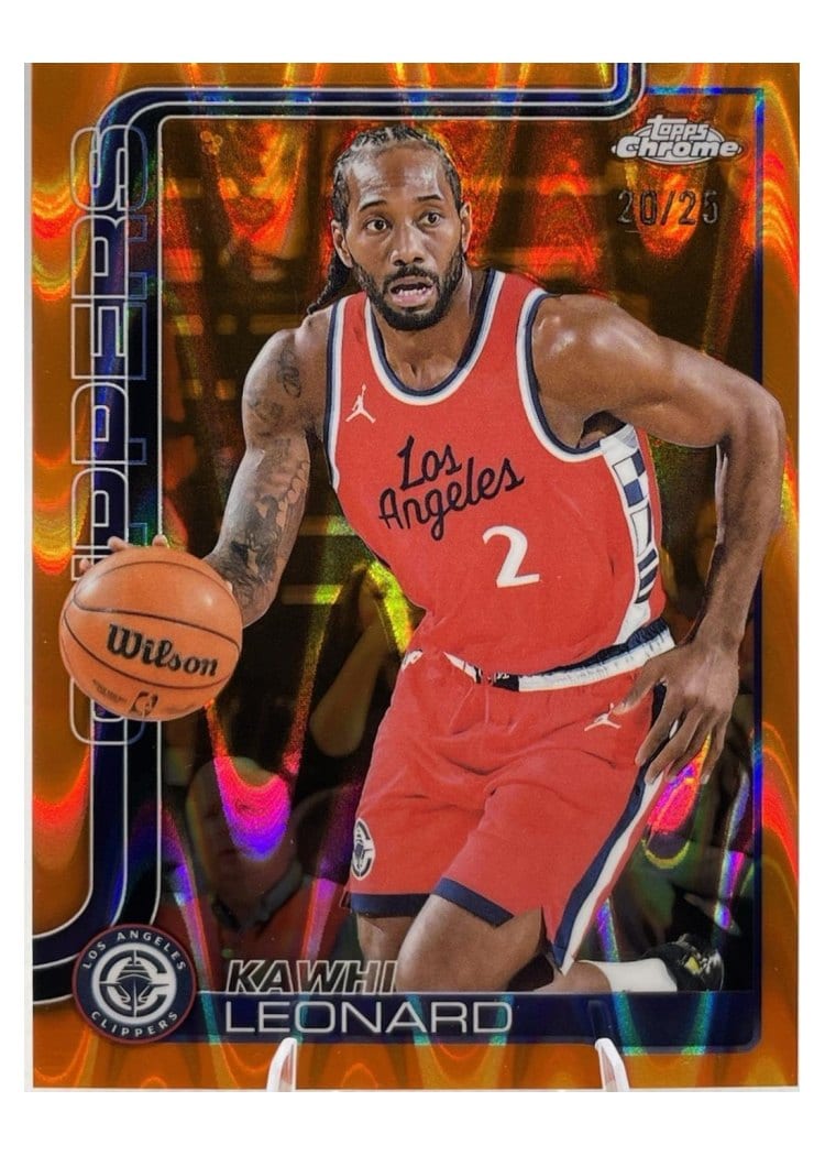 2025 Topps Chrome Kawhi Leonard #44 card