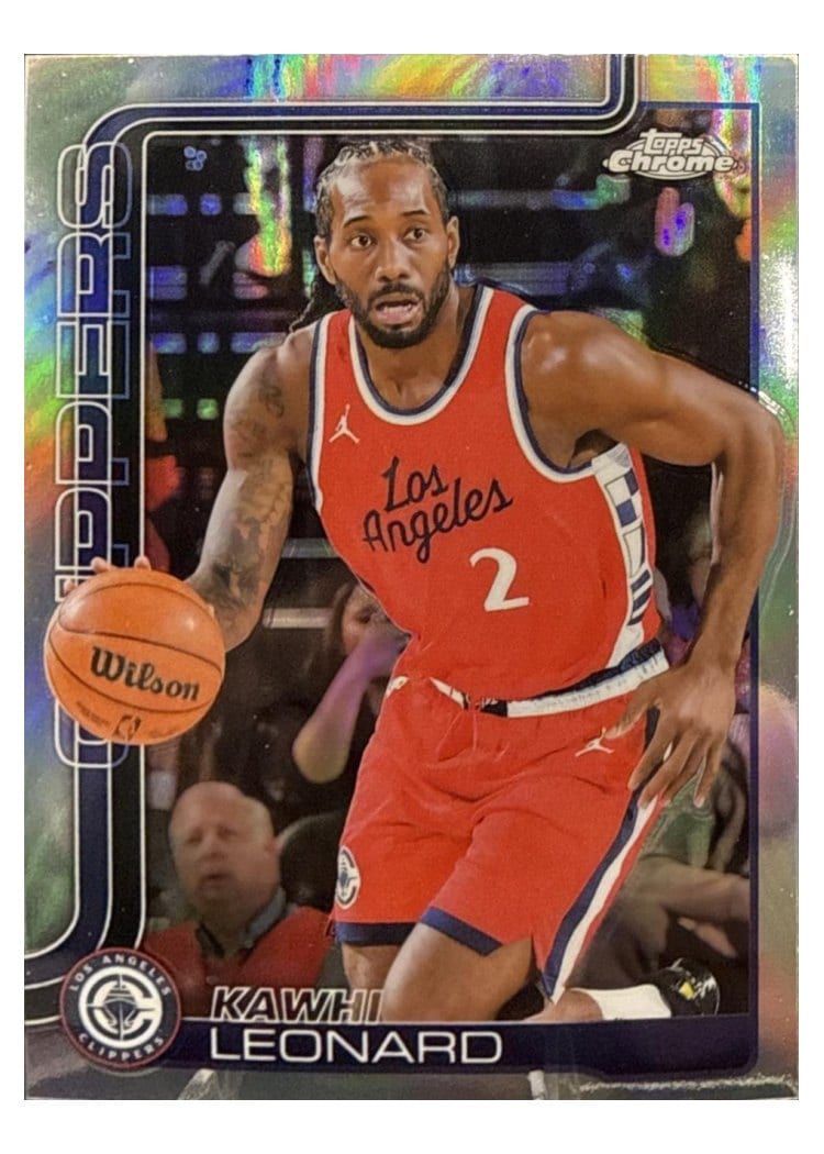 2025 Topps Chrome Kawhi Leonard #44 card