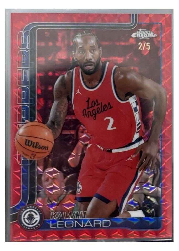 2025 Topps Chrome Kawhi Leonard #44 card