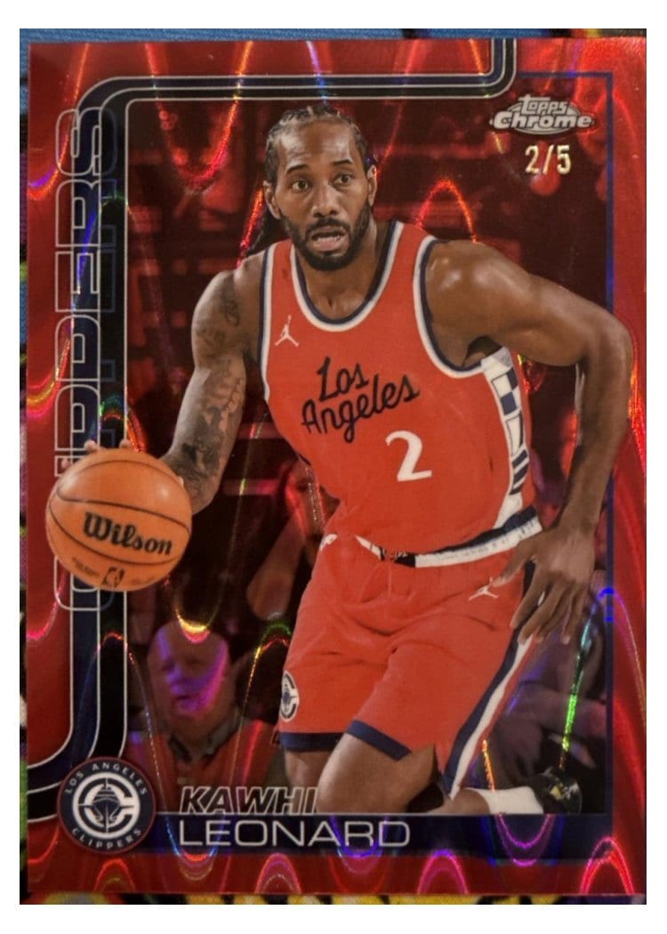 2025 Topps Chrome Kawhi Leonard #44 card