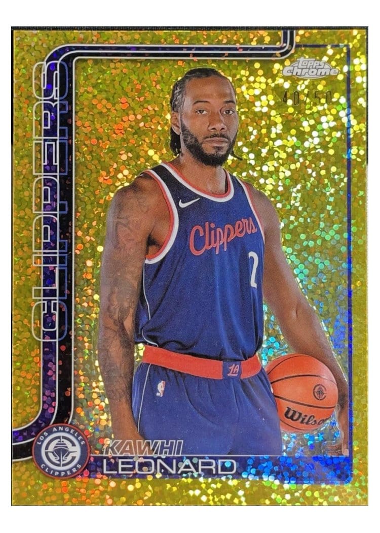 2025 Topps Chrome Kawhi Leonard #44 card