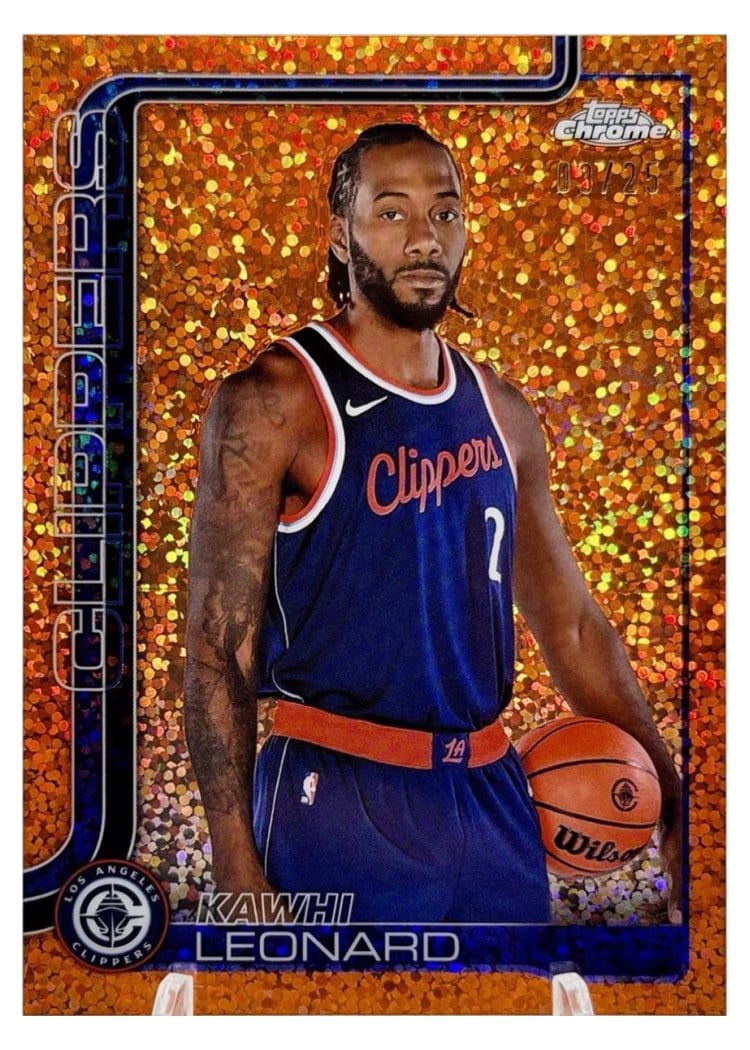 2025 Topps Chrome Kawhi Leonard #44 card