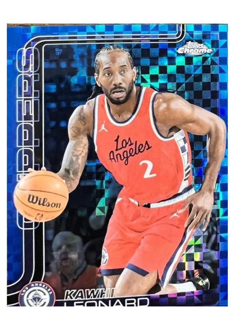 2025 Topps Chrome Kawhi Leonard #44 card