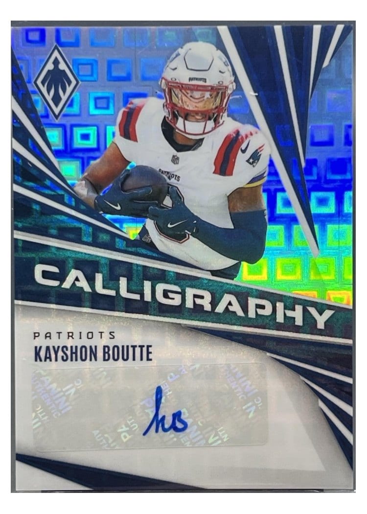 2024 Panini Phoenix Calligraphy Kayshon Boutte #C-KBE card