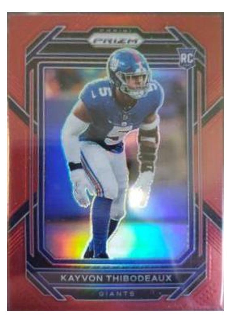 2022 Panini Prizm Base Set Kayvon Thibodeaux Red #370 card