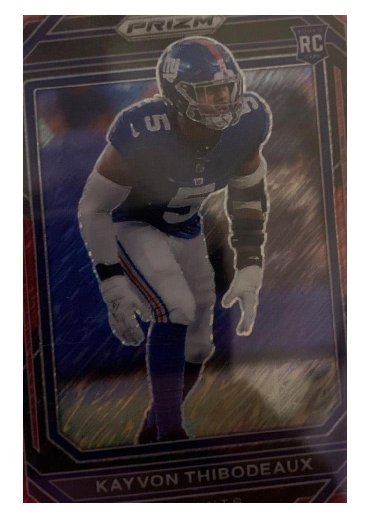 2022 Panini Prizm Base Set Kayvon Thibodeaux #370 card