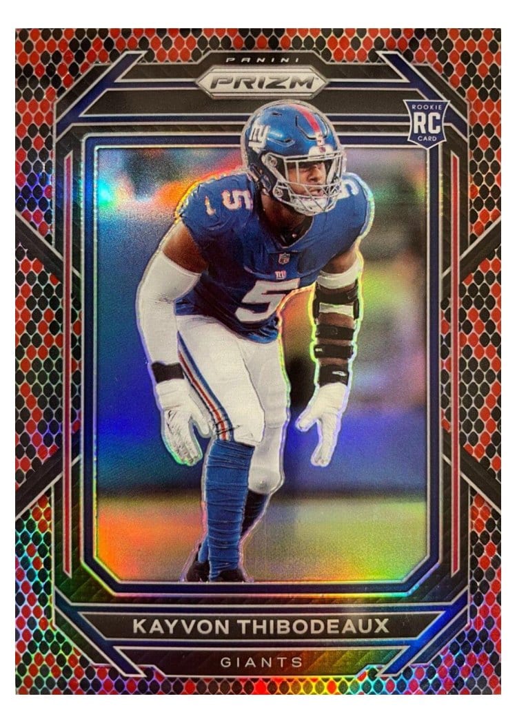 2022 Panini Prizm Base Set Kayvon Thibodeaux #370 card