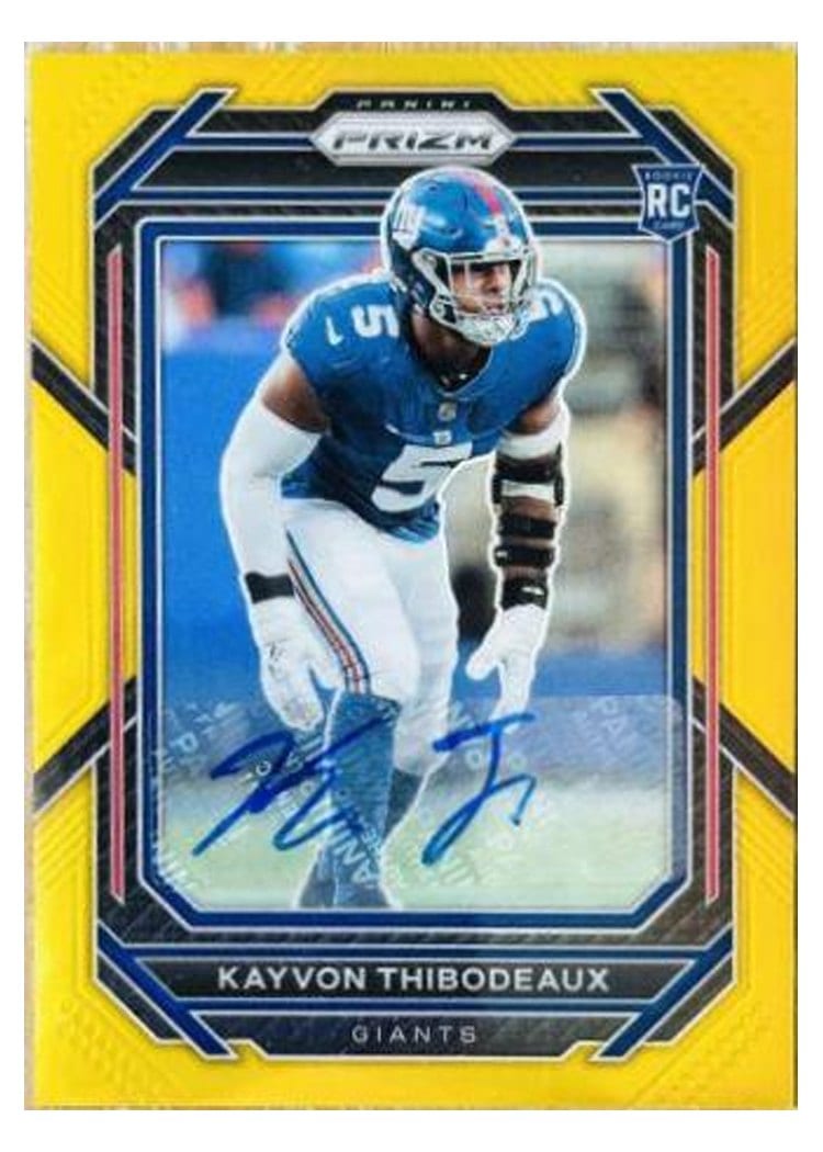 2022 Panini Prizm Base Set Kayvon Thibodeaux #370 card