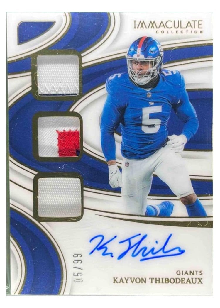 2024 Panini Immaculate Collection Immaculate Players Collection Autographs Kayvon Thibodeaux #23 card